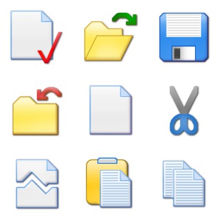 Toolbar icon sets preview