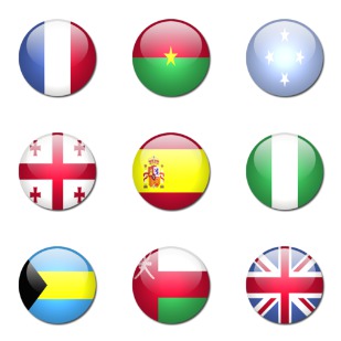 Rounded World Flags icon sets preview