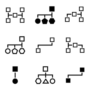 block schemes icon sets preview