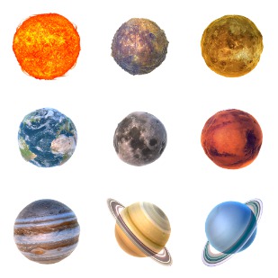 Bumpy Planets icon sets preview