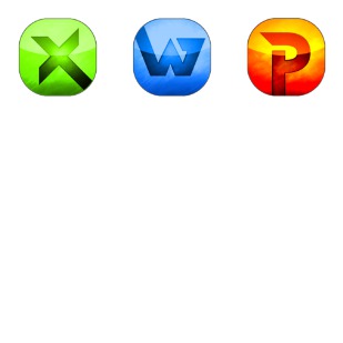 Elemental - Microsoft Office icon sets preview