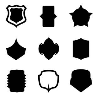 Shields Pack icon sets preview