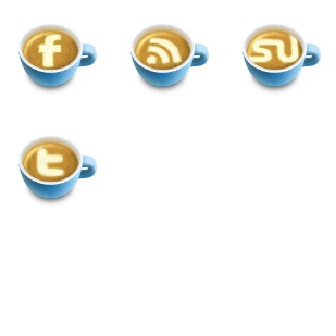 Latte Art Social icon sets preview