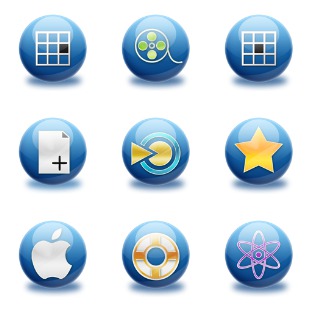 The Spherical icon sets preview