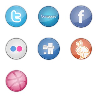 Social Network icon sets preview