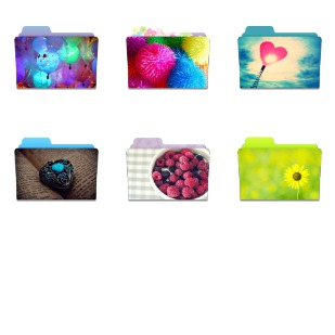 Cute Folders icon sets preview