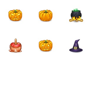 Spooktacular Halloween icon sets preview