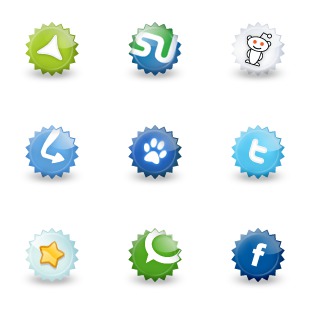 Social icon sets preview