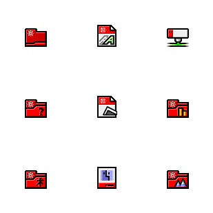 Kidcon Alpine OS icon sets preview