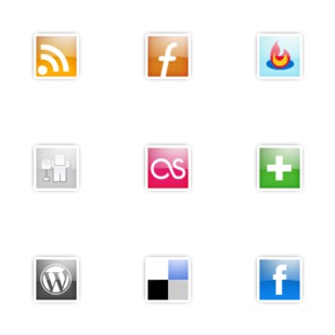 Social icon sets preview