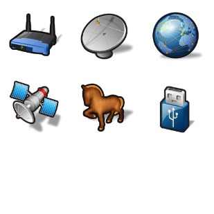 Stroke Networking icon sets preview