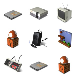 Nes icon sets preview