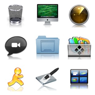 Mac Dock : The iCon icon sets preview