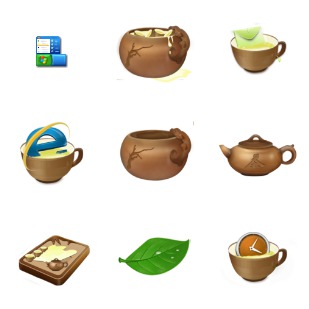 Tea Life icon sets preview