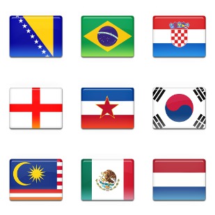 Flag 3 icon sets preview