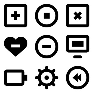 stylized icon sets preview