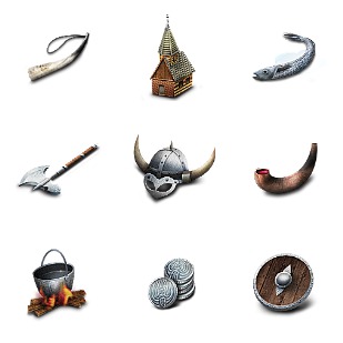 Viking icon sets preview