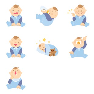 Baby Boy icon sets preview