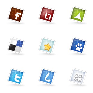 Social 2 icon sets preview