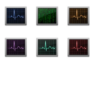 Activity Monitor icon sets preview