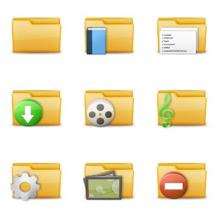 Folder icon sets preview