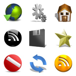 Pure web icon sets preview