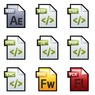 Adobe CS4 icon sets preview