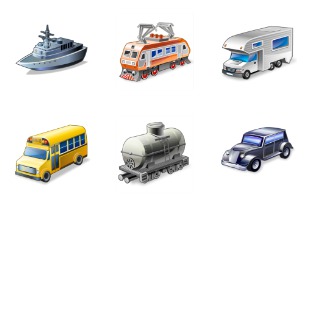 Real Vista Transportation icon sets preview