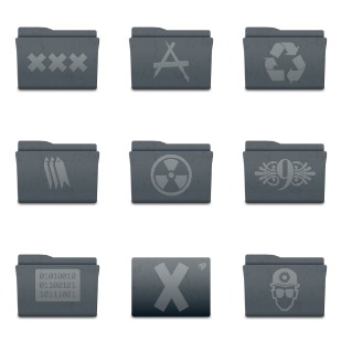 Leox Graphite icon sets preview