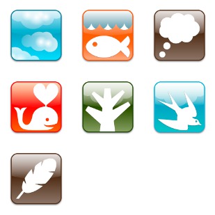 Twitter Land 2 icon sets preview