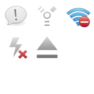 elementary - notifications icon sets preview