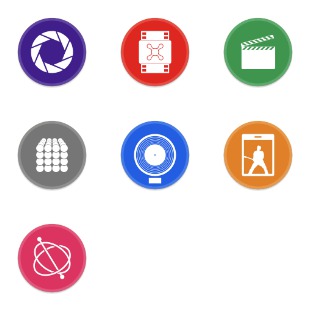 Button UI Apple Pro Apps icon sets preview