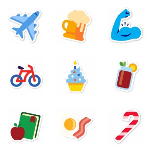 Swarm App Sticker icon sets preview