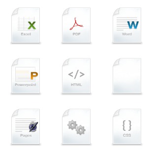 File Type icon sets preview