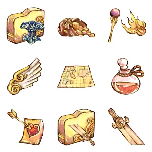 Legendora icon sets preview