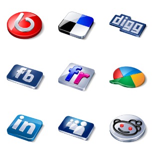 Social Media icon sets preview