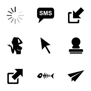 Mobile Kit icon sets preview