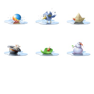 Pool icon sets preview