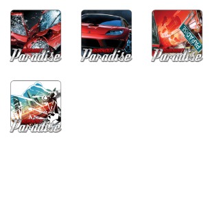 Burnout Paradise icon sets preview