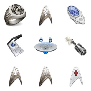 Star Trek icon sets preview