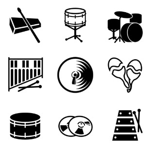 percussion pack icon sets preview