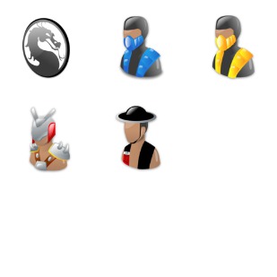 Mortal Kombat icon sets preview