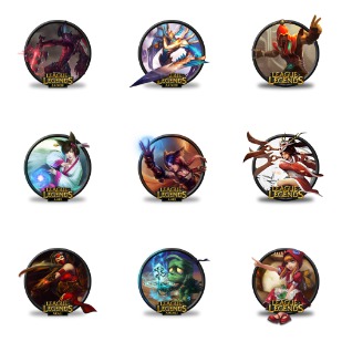 League of Legends icon sets preview