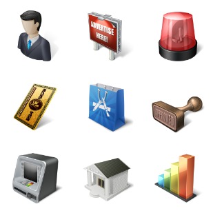 Ecommerce Business icon sets preview