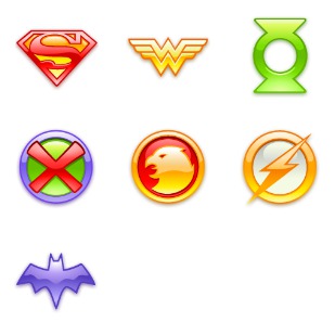 Justice League icon sets preview