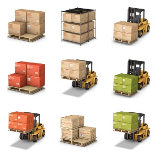 Containers icon sets preview