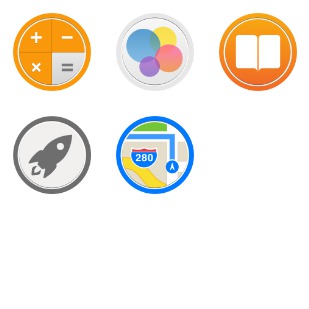 Bubble Circle #3 icon sets preview