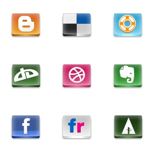 Social icon sets preview