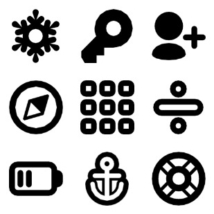 Typ icon sets preview