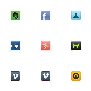 35 Sweet Social icon sets preview